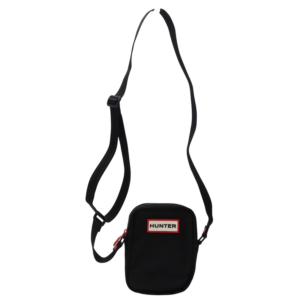 Hunter Original Nylon Crossbody Bag Black Water Resistant Festival Travel Bag